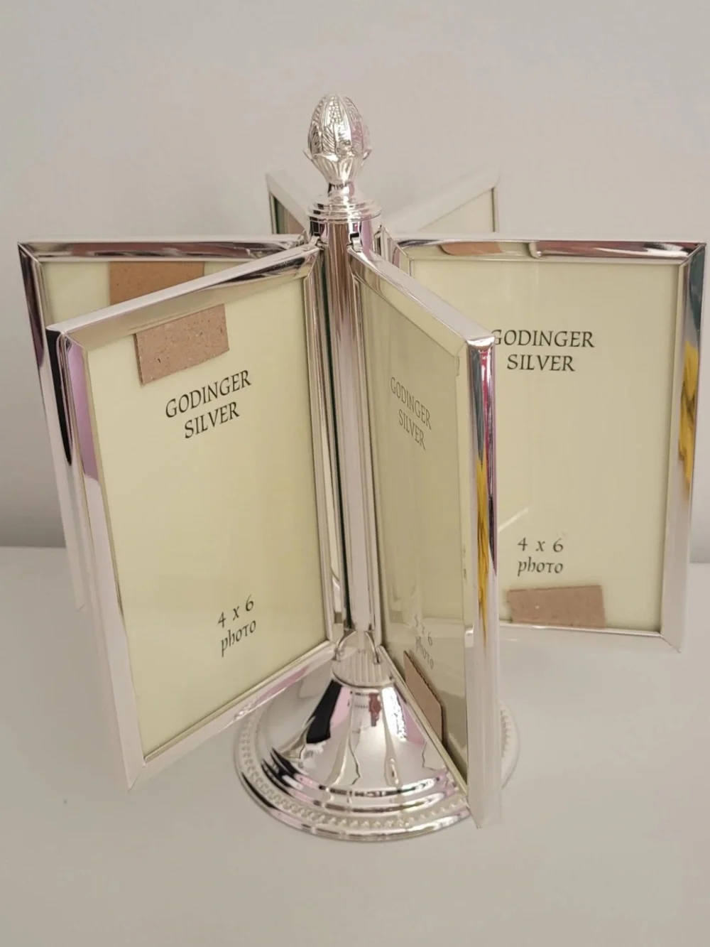 ISO- Godinger Silver Carousel Revolving Photo Frame